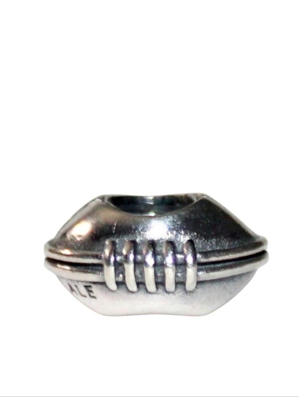 Retired Pandora Football Charm Sterling Silver